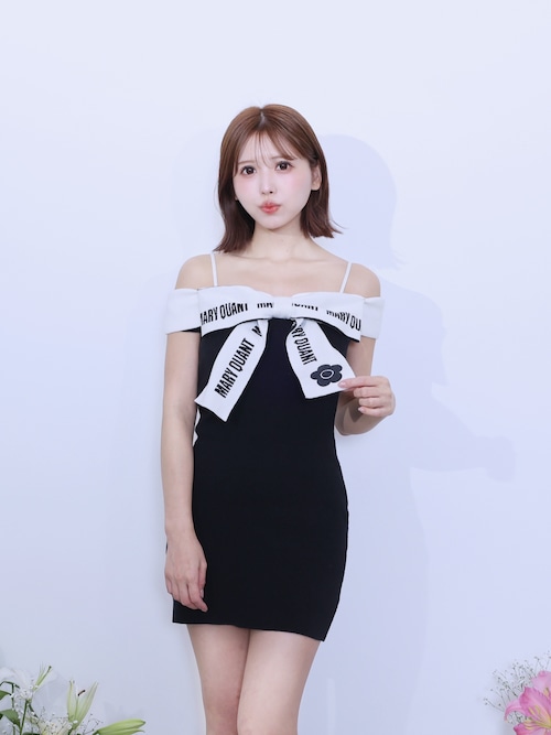 EATME×MARY QUANT】リボンデザインニットワンピース（ワンピース