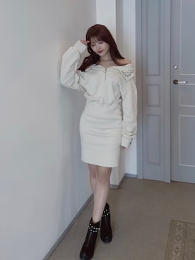 真里さん（レディース・162cm）の秋コーディネート