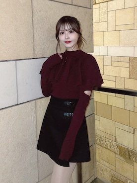 真里さん(レディース・162cm)の冬コーディネート