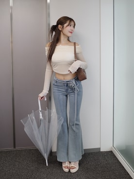 真里さん（レディース・162cm）の春コーディネート