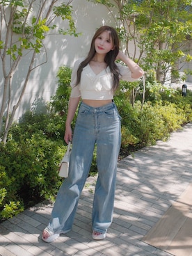 真里さん（レディース・162cm）の夏コーディネート