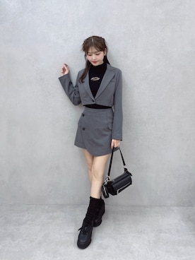 真里さん（レディース・162cm）の秋コーディネート