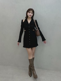 オープンカラーワンピース｜イートミー（EATME）公式通販｜RUNWAY