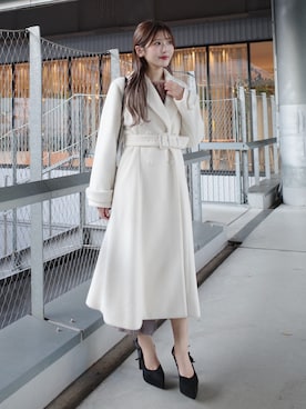 真里さん(レディース・162cm)の冬コーディネート