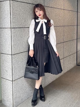 真里さん(レディース・162cm)の冬コーディネート