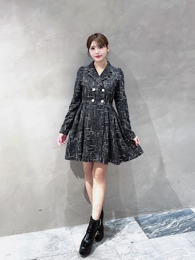 真里さん（レディース・162cm）の冬コーディネート