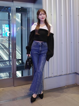 「冬コーデ」｜真里さん（レディース・162cm）の冬コーディネート