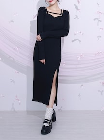EATME ベルテッドセットワンピース EATME ワンピース ベルテッドリブワンピース : ZOZOTOWN Yahoo