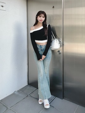 真里さん（レディース・162cm）の冬コーディネート