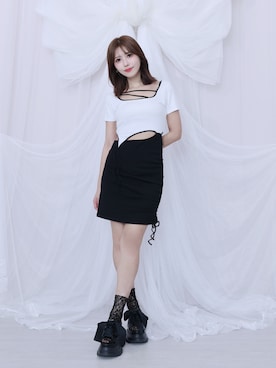 真里さん(レディース・162cm)の春コーディネート