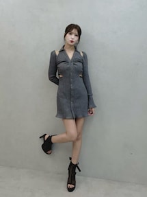 オープンカラーワンピース｜イートミー（EATME）公式通販｜RUNWAY