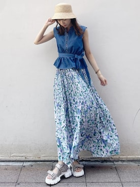 maiさん（レディース・160cm）の夏コーディネート