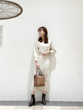 maiさん（レディース・160cm）の冬コーディネート