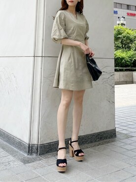 「dazzlin（ダズリン）のアイテム（アクセサリー）」を使った、maiさん（レディース・160cm）の夏コーディネート
