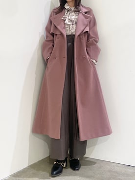 「ダズリン」｜「アイテム（その他アウター）」を使った、maiさん（レディース・160cm）の秋コーディネート