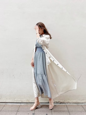 「アイテム（サンダル、その他）」を使った、maiさん（レディース・160cm）の春コーディネート