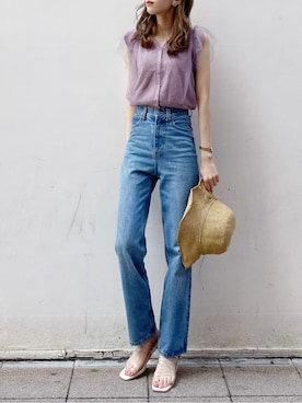 「アイテム（サンダル、その他）」を使った、maiさん（レディース・160cm）の春コーディネート