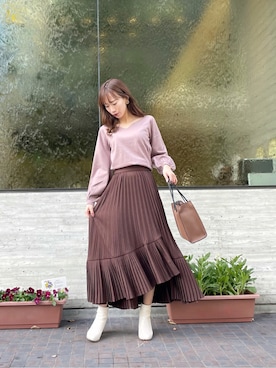 maiさん（レディース・160cm）の冬コーディネート