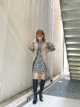 「ダズリン」｜「アイテム（その他アウター）」を使った、maiさん（レディース・160cm）の秋コーディネート