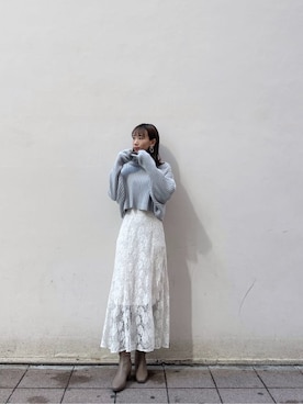 「dazzlin（ダズリン）のアイテム（アクセサリー）」を使った、maiさん（レディース・160cm）の秋コーディネート
