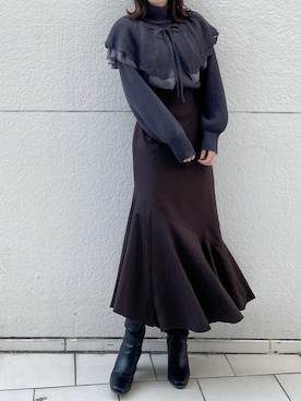 maiさん（レディース・160cm）の冬コーディネート