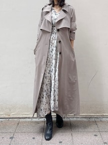 CHAMELEON FLOWER Vネックワンピース｜ダズリン（dazzlin