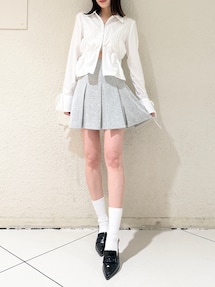 【SALE】　dazzlin ダブルファスナーギャザーシャツ　0225204003 ダブルファスナーギャザーシャツ｜ダズリン（dazzlin）公式通販