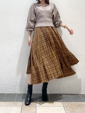 maiさん(レディース・160cm)の秋コーディネート