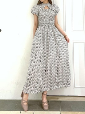 「アイテム（パンプス、ピンク系）」を使った、maiさん（レディース・160cm）の夏コーディネート