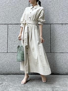 「アイテム（サンダル、その他）」を使った、maiさん（レディース・160cm）の夏コーディネート