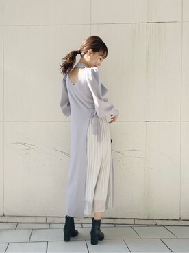 「dazzlin（ダズリン）のアイテム（アクセサリー）」を使った、maiさん（レディース・160cm）の冬コーディネート