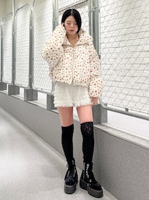 【未使用に近い】値下早い者勝ち♡jouetie♡メタリックダウンライクジャケット メタリックダウンライクジャケット｜ジュエティ（jouetie