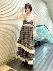 レースドッキングキャミワンピース｜ジュエティ（jouetie）公式通販