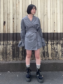 リボンスリーブジャケットミニワンピース｜ジュエティ（jouetie）公式