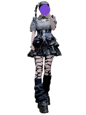 「アイテム（バレッタ/ヘアクリップ）」を使った、#7A4AD2さん（レディース・158cm）の秋コーディネート