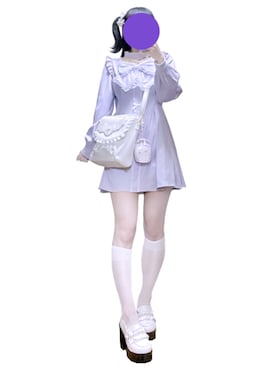 「アイテム（ワンピース/ドレス、パープル系）」を使った、#7A4AD2さん（レディース・158cm）の秋コーディネート