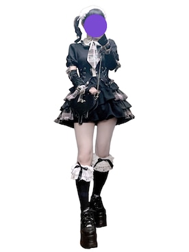 「アイテム（ヘアアクセサリー、ホワイト系）」を使った、#7A4AD2さん（レディース・158cm）の秋コーディネート