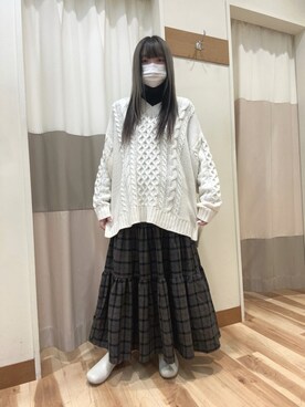 mumuさん（レディース・152cm）の冬コーディネート