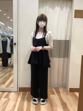 「アイテム（ドレスシューズ、ベージュ系）」を使った、mumuさん（レディース・152cm）の春コーディネート