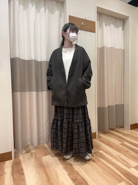 「田中里奈コラボ」｜mumuさん（レディース・152cm）の秋コーディネート