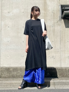 「zucca」｜「アイテム（ワンピース/ドレス）」を使った、iwasakiさん（レディース・166cm）の春コーディネート