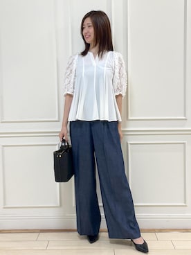 「アイテム（ショルダーバッグ）」を使った、_ayaka_さん（レディース・166cm・30代）の夏コーディネート