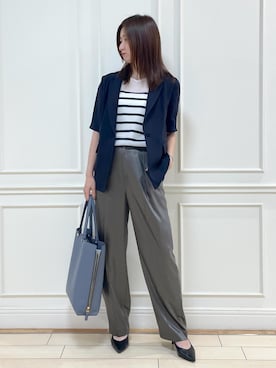 「アイテム（その他アウター）」を使った、_ayaka_さん（レディース・166cm・30代）の秋コーディネート