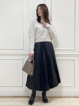 「アイテム（カーディガン/ボレロ）」を使った、_ayaka_さん（レディース・166cm・30代）の秋コーディネート