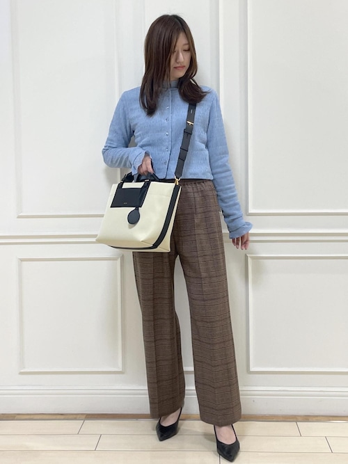 セール】ウールフランネルタックイージーパンツ/イージーケア