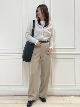 「アイテム（トートバッグ）」を使った、_ayaka_さん（レディース・166cm・30代）の秋コーディネート