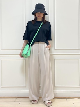 「ROPÉ」｜_ayaka_さん（レディース・166cm）の夏コーディネート