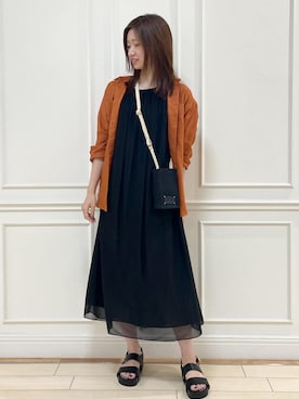 「アイテム（ワンピース/ドレス）」を使った、_ayaka_さん（レディース・166cm・30代）の夏コーディネート