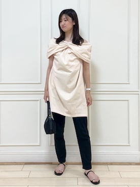 「ROPE'（ロペ）のアイテム（トップス）」を使った、_ayaka_さん（レディース・166cm）の夏コーディネート