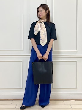 「アイテム（バンダナ/スカーフ）」を使った、_ayaka_さん（レディース・166cm）の夏コーディネート
